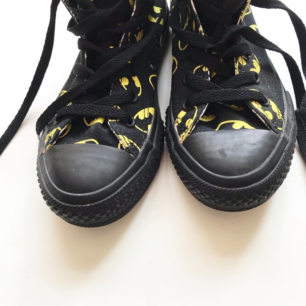 Converse DC Comics Batman high top sneakers EUC 2Y - Picture 4 of 8